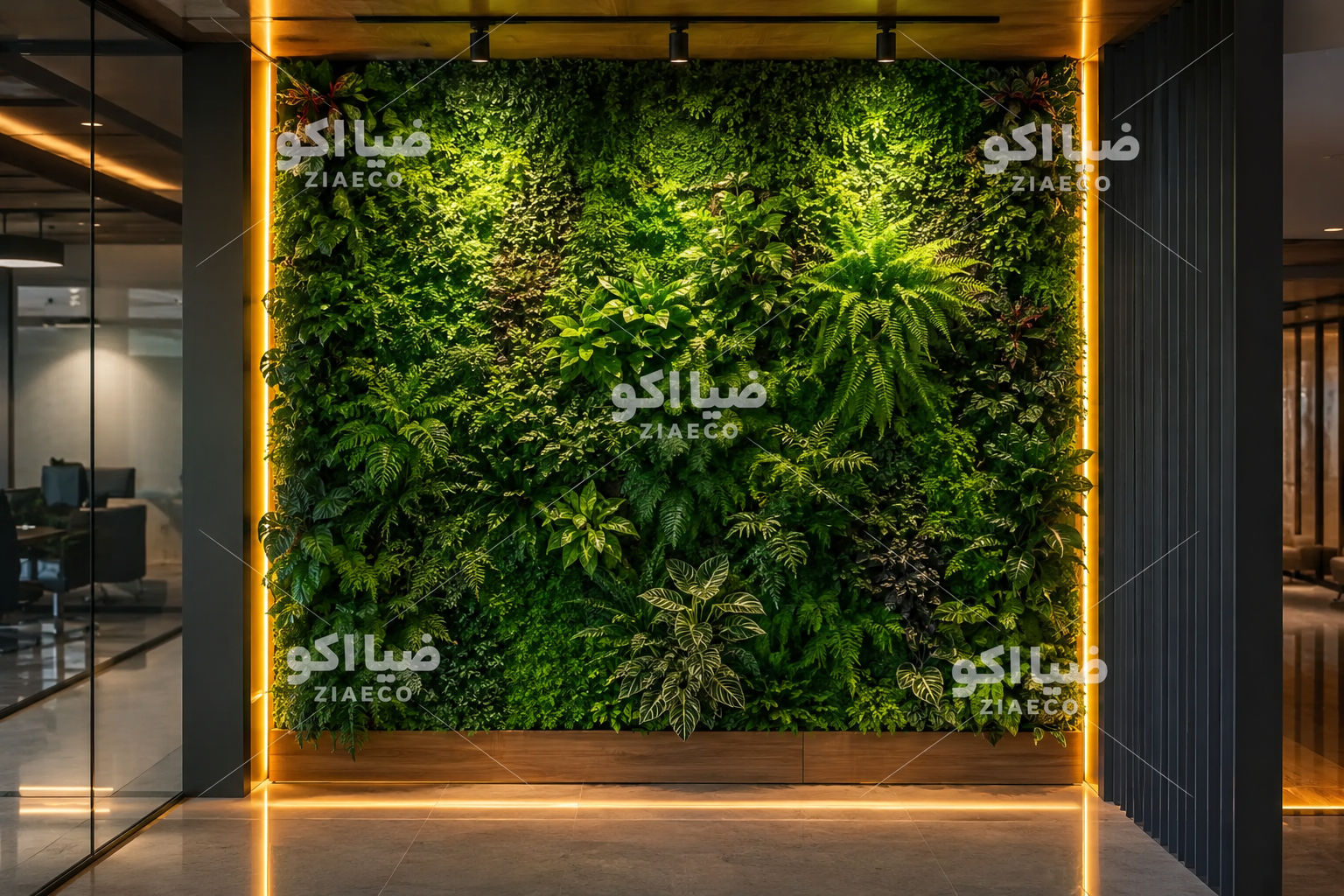 خدمات اجرای گرین وال؛ طراحی، ساخت و نصب دیوار سبز برای فضاهای داخلی و خارجی