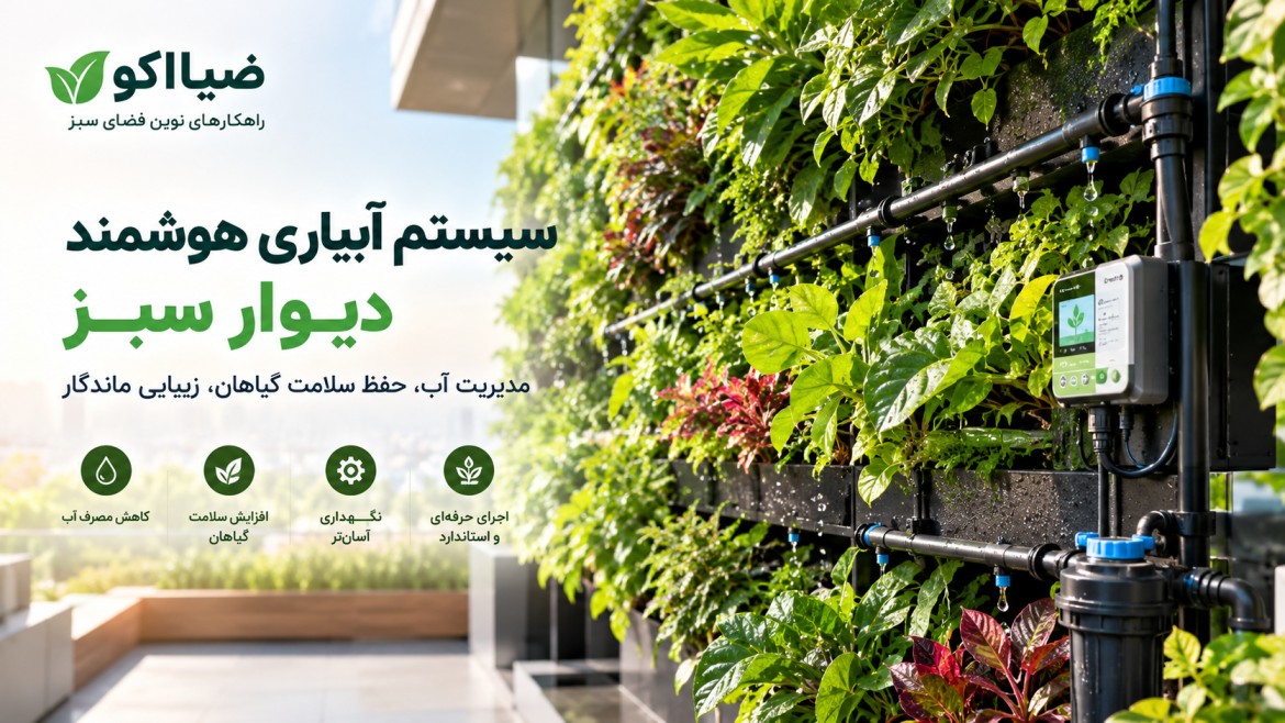 سیستم آبیاری هوشمند دیوار سبز؛ قیمت و نگهداری
